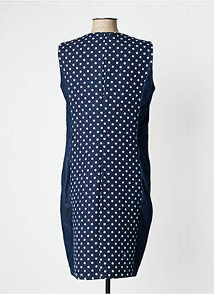 Robe mi-longue sans manche sans manche bleu MAE MAHE femme