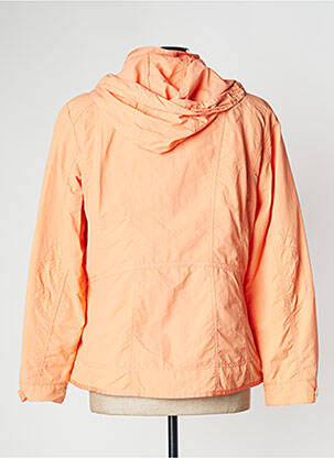 Coupe-vent finition intérieure doublure imprimée a capuche orange CONCEPT K femme