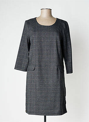 Robe courte gris IMPAQ1 pour femme