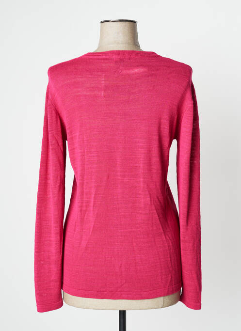 Gilet manches longues rose SURKANA pour femme