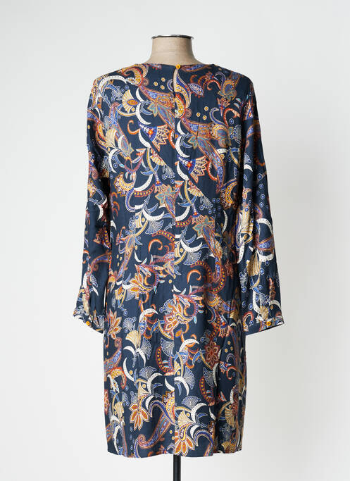 Robe mi-longue bleu PAUSE CAFE pour femme