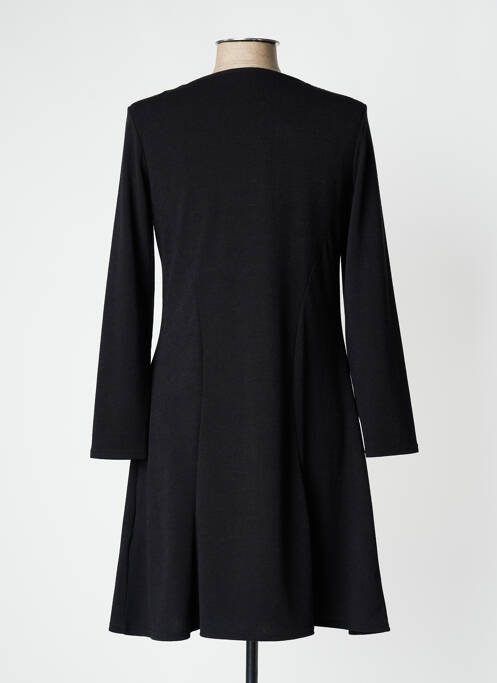 Robe mi-longue noir MARBLE pour femme