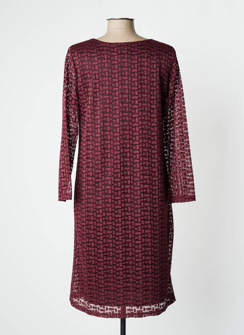 Robe mi-longue rouge PLURIELLES pour femme