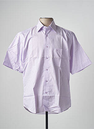 Chemise manches courtes violet BANDE ORIGINALE pour homme