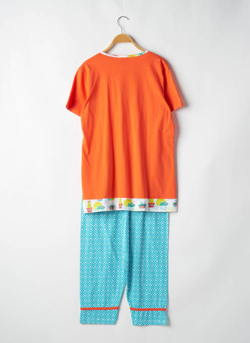 Pyjama orange ROSE POMME pour femme