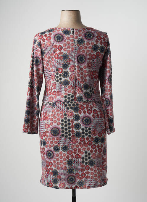 Robe mi-longue rouge PLURIELLES pour femme