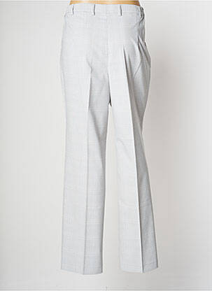 Pantalon droit stretch taille haute gris RICHY femme