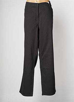 Pantalon droit stretch taille normale gris FLEUR DE SEL femme