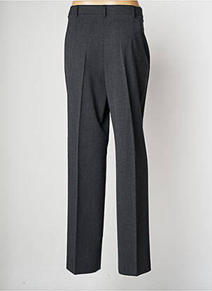 Pantalon droit fermeture zippée sous rabat boutonné taille normale gris KIPLAY femme