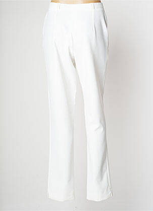Pantalon slim taille élastique taille normale beige GUY DUBOUIS femme