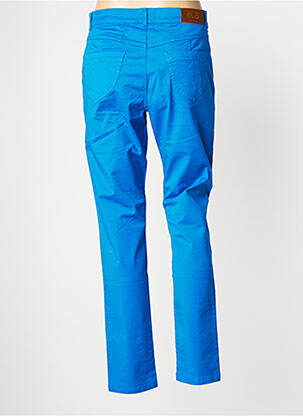 Pantalon slim tissage popeline taille normale bleu PAUL BRIAL femme