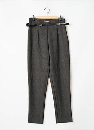 Pantalon 7/8 taille haute taille haute gris PAUL BRIAL femme