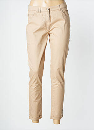 Pantalon 7/8 beige FLEUR DE SEL pour femme