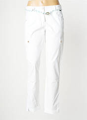 Pantalon cargo blanc MAE MAHE pour femme seconde vue
