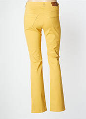 Pantalon droit jaune PAUL BRIAL pour femme seconde vue