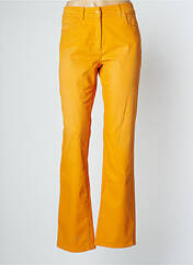 Pantalon slim orange PAUL BRIAL pour femme seconde vue