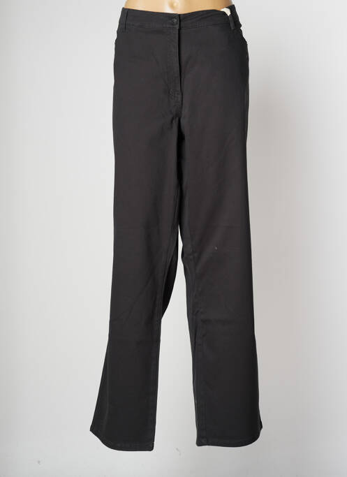 Pantalon droit stretch taille normale gris FLEUR DE SEL femme