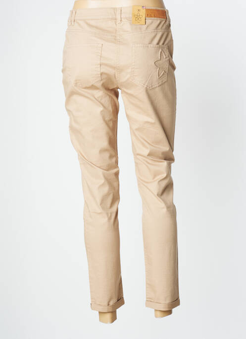 Pantalon 7/8 beige FLEUR DE SEL pour femme