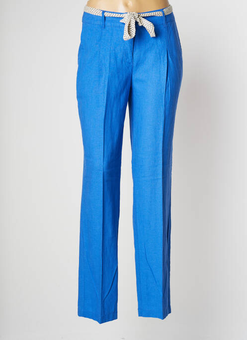 Pantalon chino bleu MAE MAHE pour femme