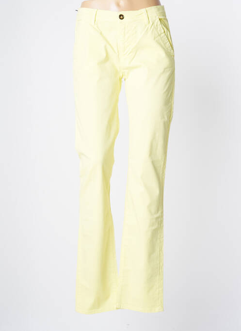 Pantalon chino jaune IMPAQT pour femme