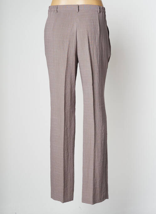 Pantalon droit marron TELMAIL pour femme