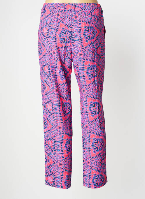 Pantalon droit rose TELMAIL pour femme
