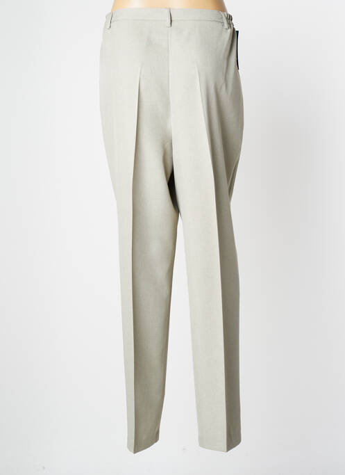 Pantalon droit vert NOLWENN pour femme