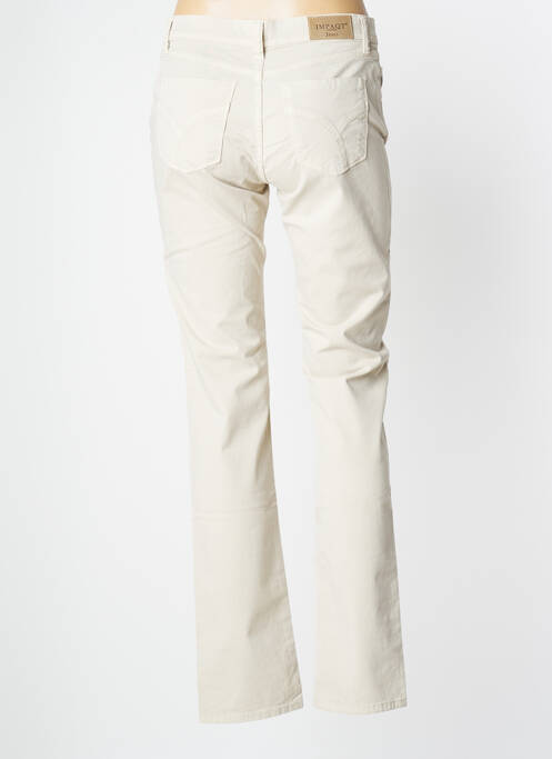 Pantalon slim beige IMPAQT pour femme