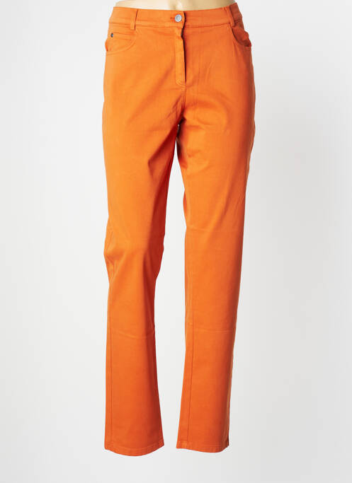 Pantalon slim orange GUY DUBOUIS pour femme