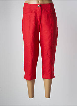 Pantacourt rouge MALOKA femme