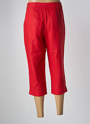 Pantacourt rouge MALOKA femme