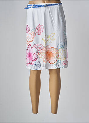Jupe mi-longue beige MAE MAHE femme