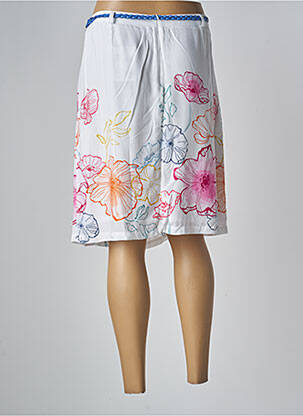 Jupe mi-longue beige MAE MAHE femme