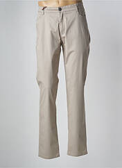 Pantalon droit beige DELAHAYE pour homme seconde vue