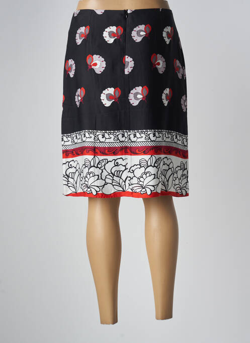 Jupe mi-longue noir PAUSE CAFE pour femme