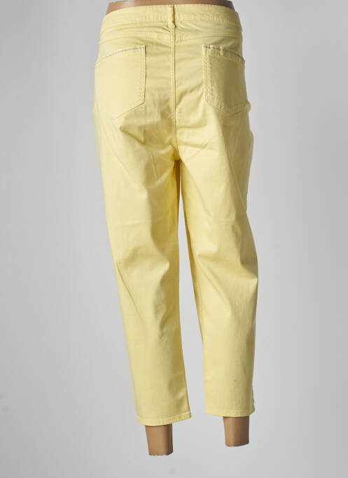 Pantacourt jaune FRANCE RIVOIRE pour femme