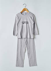Pyjama gris PETIT BATEAU pour garçon seconde vue
