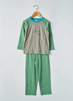 Pyjama vert PETIT BATEAU pour garçon