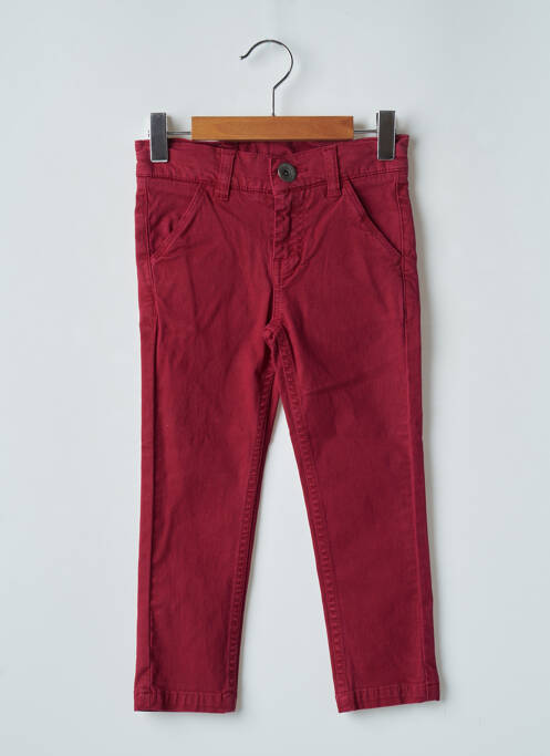 Pantalon chino rouge 3 POMMES pour fille