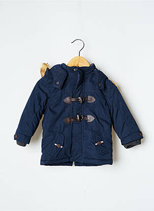 Parka poches a capuche bleu MAYORAL garçon