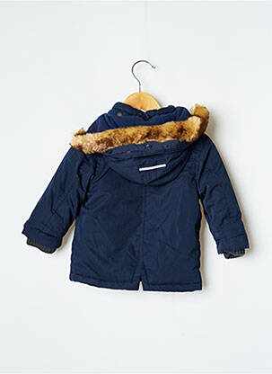 Parka poches a capuche bleu MAYORAL garçon