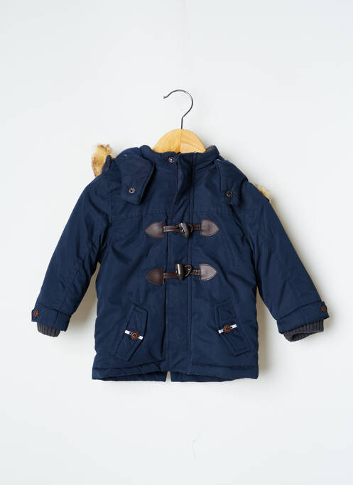 Parka poches a capuche bleu MAYORAL garcon