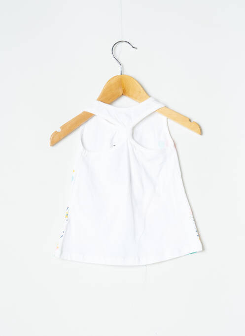 Débardeur blanc 3 POMMES pour fille