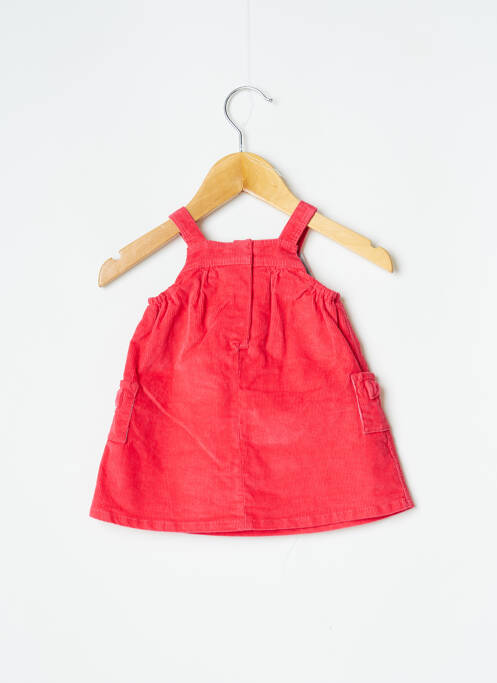 Robe mi-longue rouge PETIT BATEAU pour fille