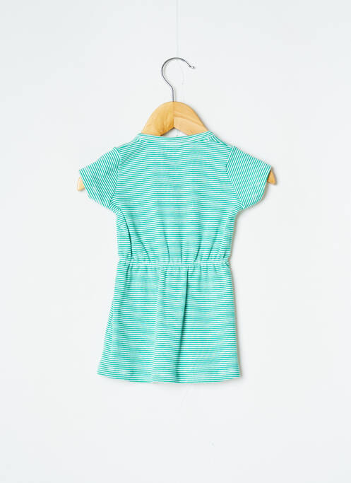 Robe mi-longue vert PETIT BATEAU pour fille