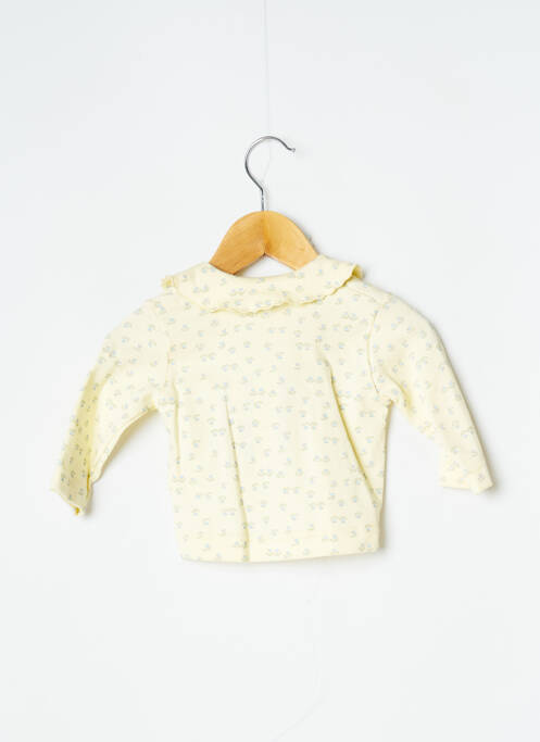 Top jaune PETIT BATEAU pour fille
