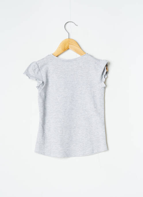 T-shirt gris 3 POMMES pour fille