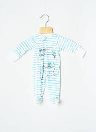 Pyjama fermeture pressionnée bleu 3 POMMES garcon