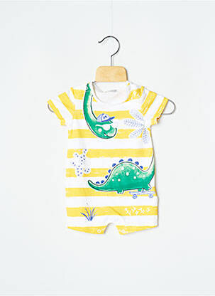 Combishort coupe droite manches courtes jaune MAYORAL garcon