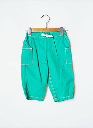 Pantalon droit coupe droite taille élastique vert PETIT BATEAU garcon